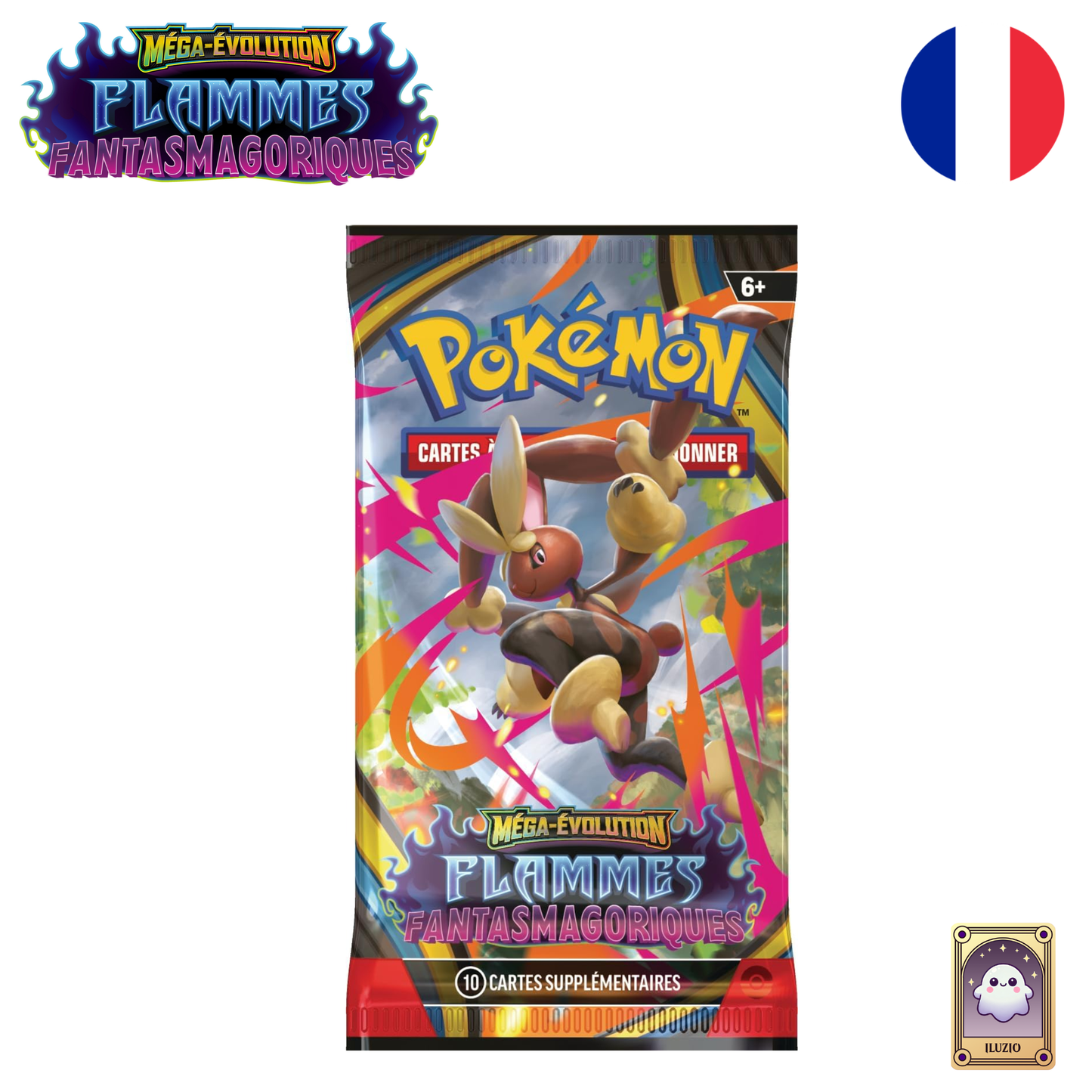 Booster2 - Pokémon - Tripack ME2 - Flammes Fantasmagoriques - Dimoret - Français