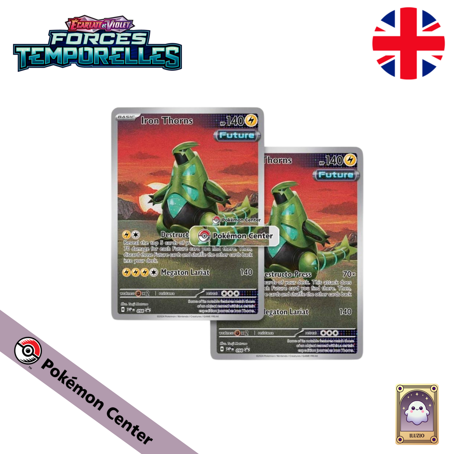 CARTESPROMOS-Pokémon - Coffret Dresseur d'Élite (ETB) Pokémon Center EV 5 - EN