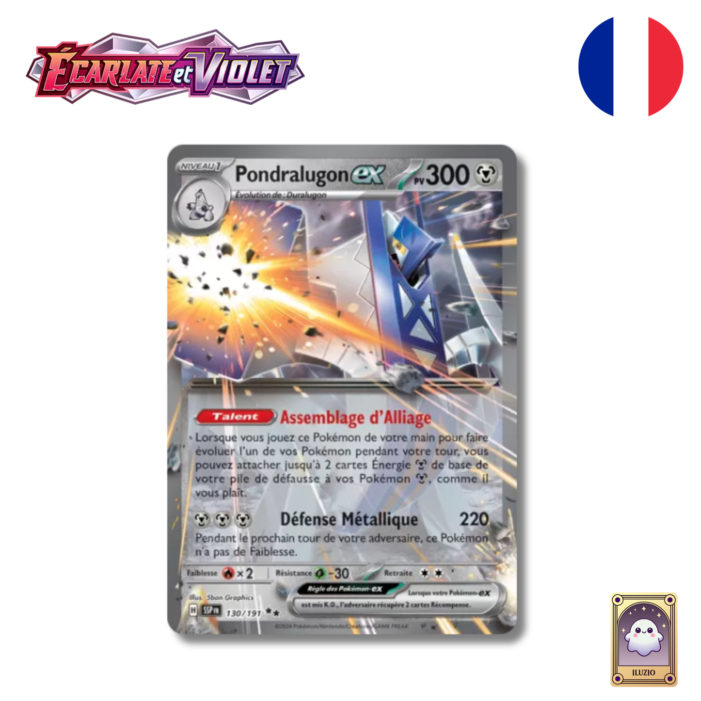 Carte Promo - Pokémon - Coffret Pondralugon-ex - Français