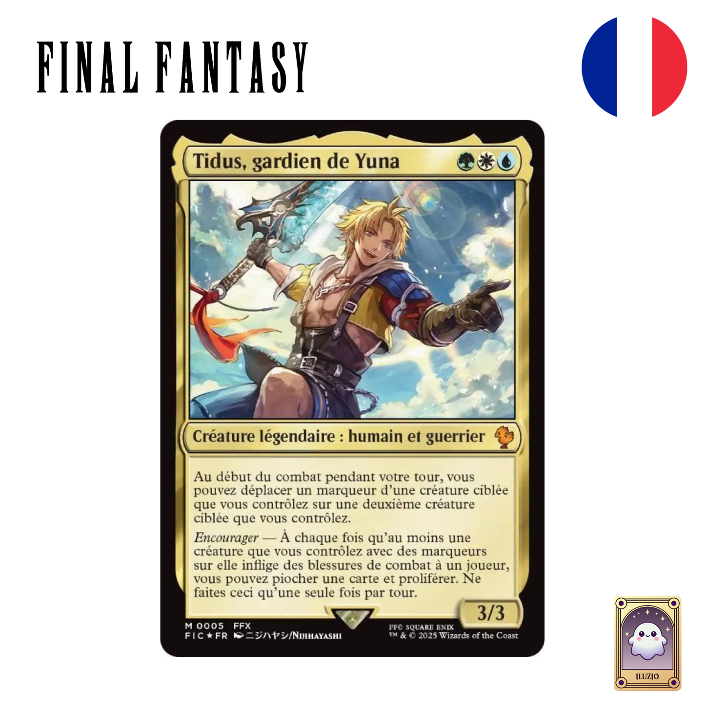 Carte Tidus - Magic: The Gathering - Deck commander - Final Fantasy X : Blitz de marqueurs - Français