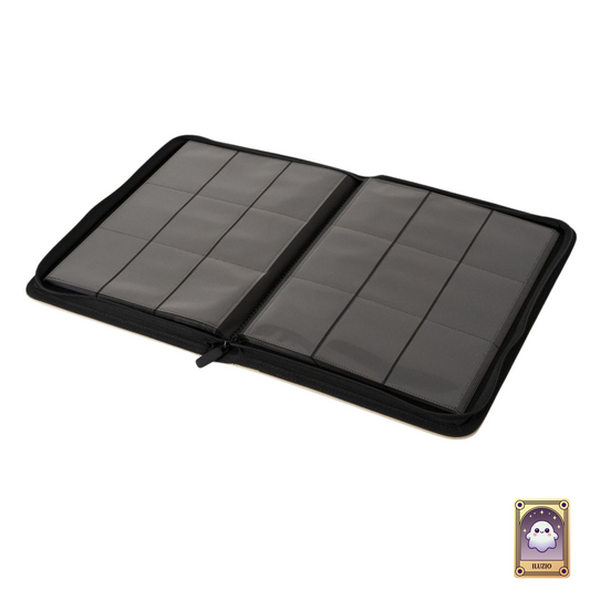 Classeur ouvert - TreasureWise - WiseGuard Zip Binder Vert - 9 cases