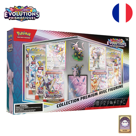 Côté-Pokémon - Collection Premium avec Figurine EV 8.5 - Évolutions Prismatiques - Français