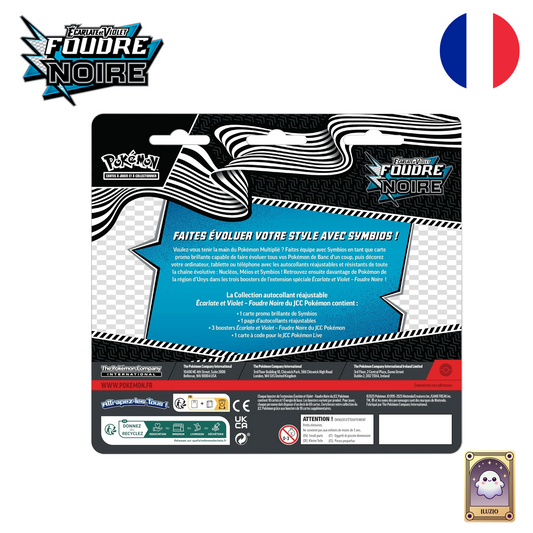 DOS-Pokémon - Collection Autocollant Réajustable - EV 10.5 - Foudre Noir - FR