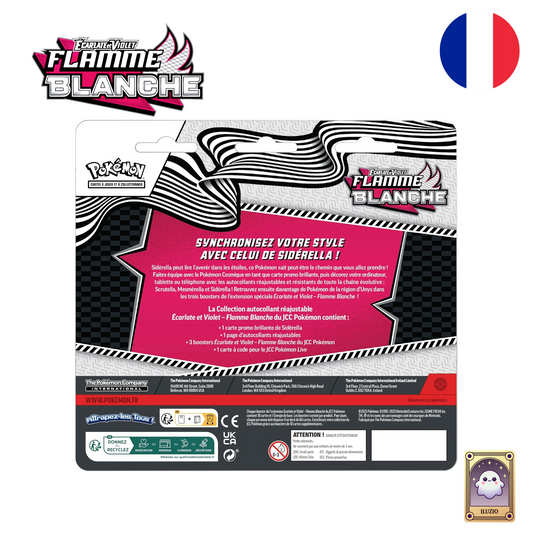 DOS-Pokémon - Collection Autocollant Réajustable - EV 10.5 - Flamme Blanche - FR