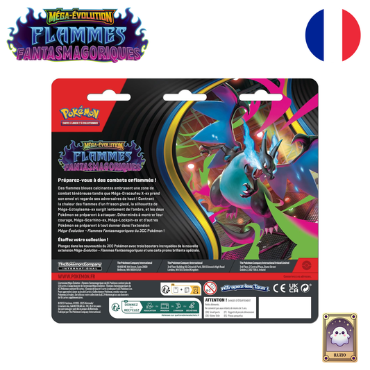 Dos-Pokémon - Tripack ME2 - Flammes Fantasmagoriques - Dimoret - Français