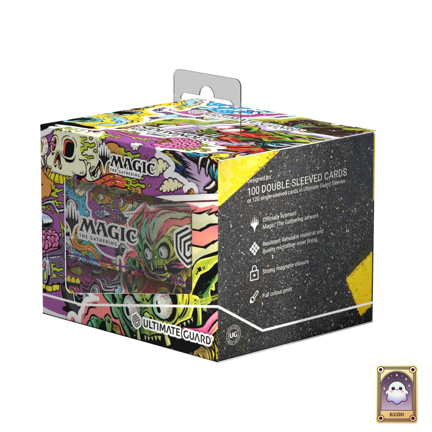 Deckbox emballée - Magic: The Gathering - Deck Box Sidewinder 100+ Xenoskin - Aetherdrift