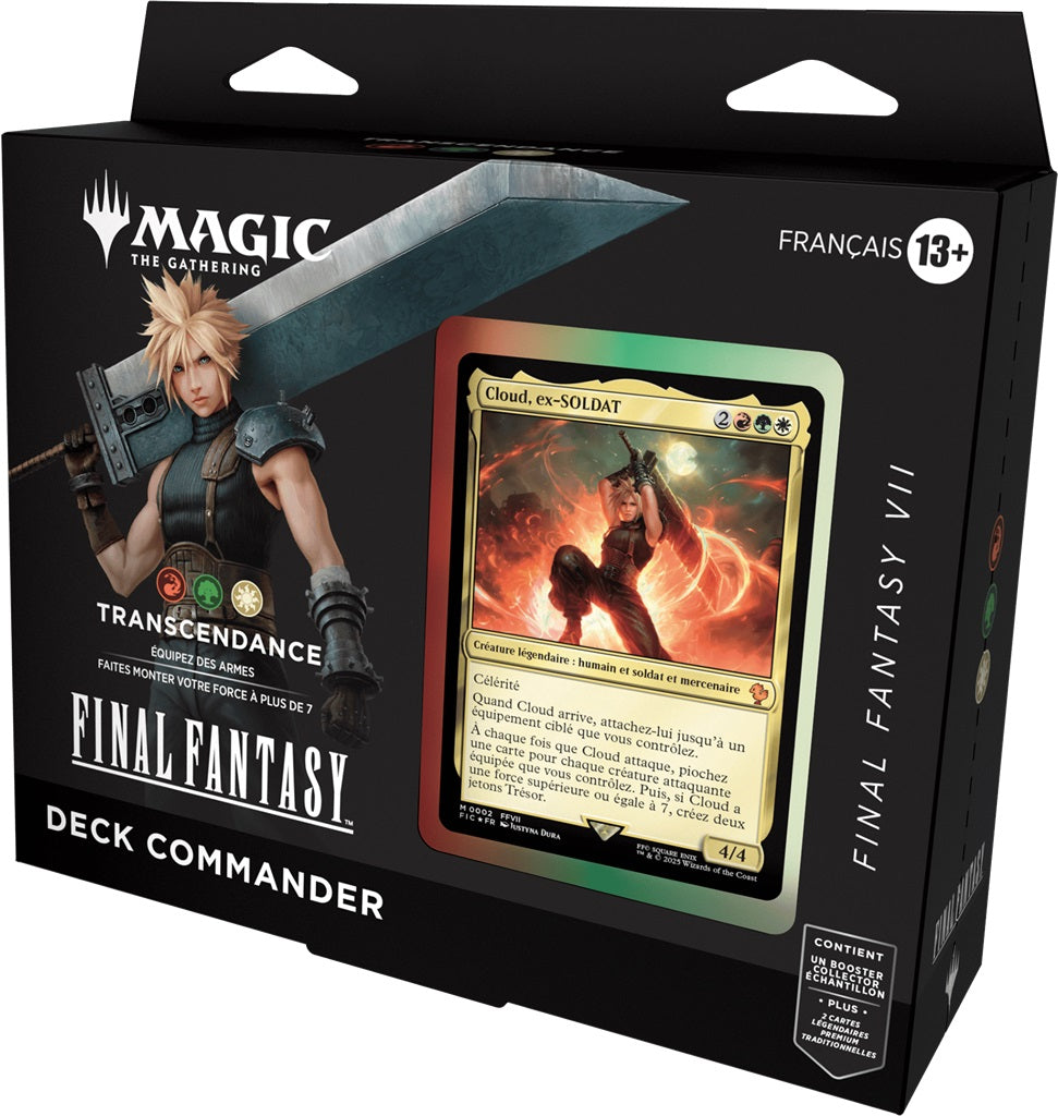 MTG Deck commander FR Final Fantasy VII - Transcendance - Magic The Gathering X Final Fantasy