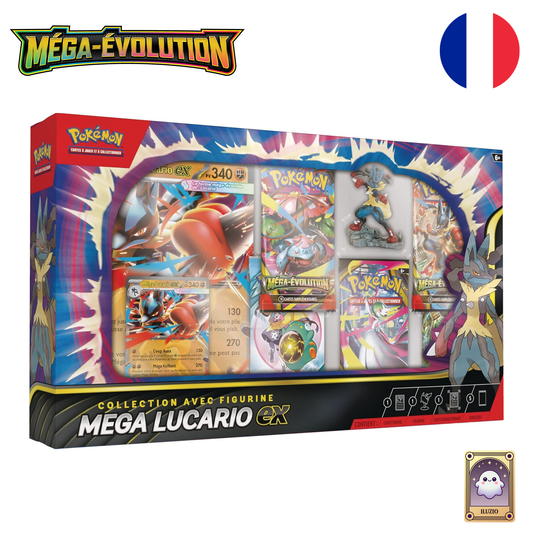 Face côté gauche - Pokémon - Collection Premium avec Figurine Méga-Lucario-ex - Français