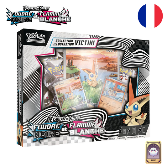 FACE-Pokémon - Coffret Collection Illustration Victini - EV 10.5 - Foudre Noir & Flamme Noir - FR