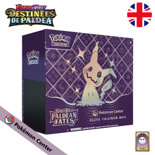 FACE-Pokémon - Coffret Dresseur d'Élite (ETB) Pokémon Center EV 4.5 - EN
