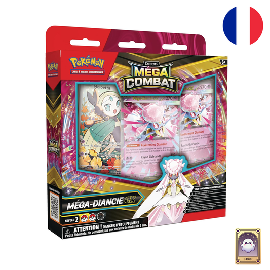 Face - Pokémon - Deck Méga-Combat - Méga-Diancie-ex - Français