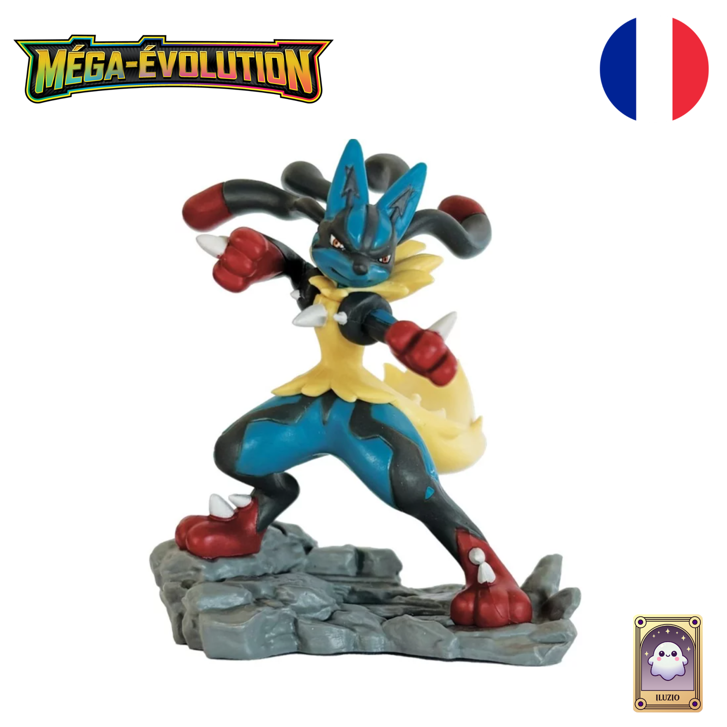 Figurine - Pokémon - Collection Premium avec Figurine Méga-Lucario-ex - Français