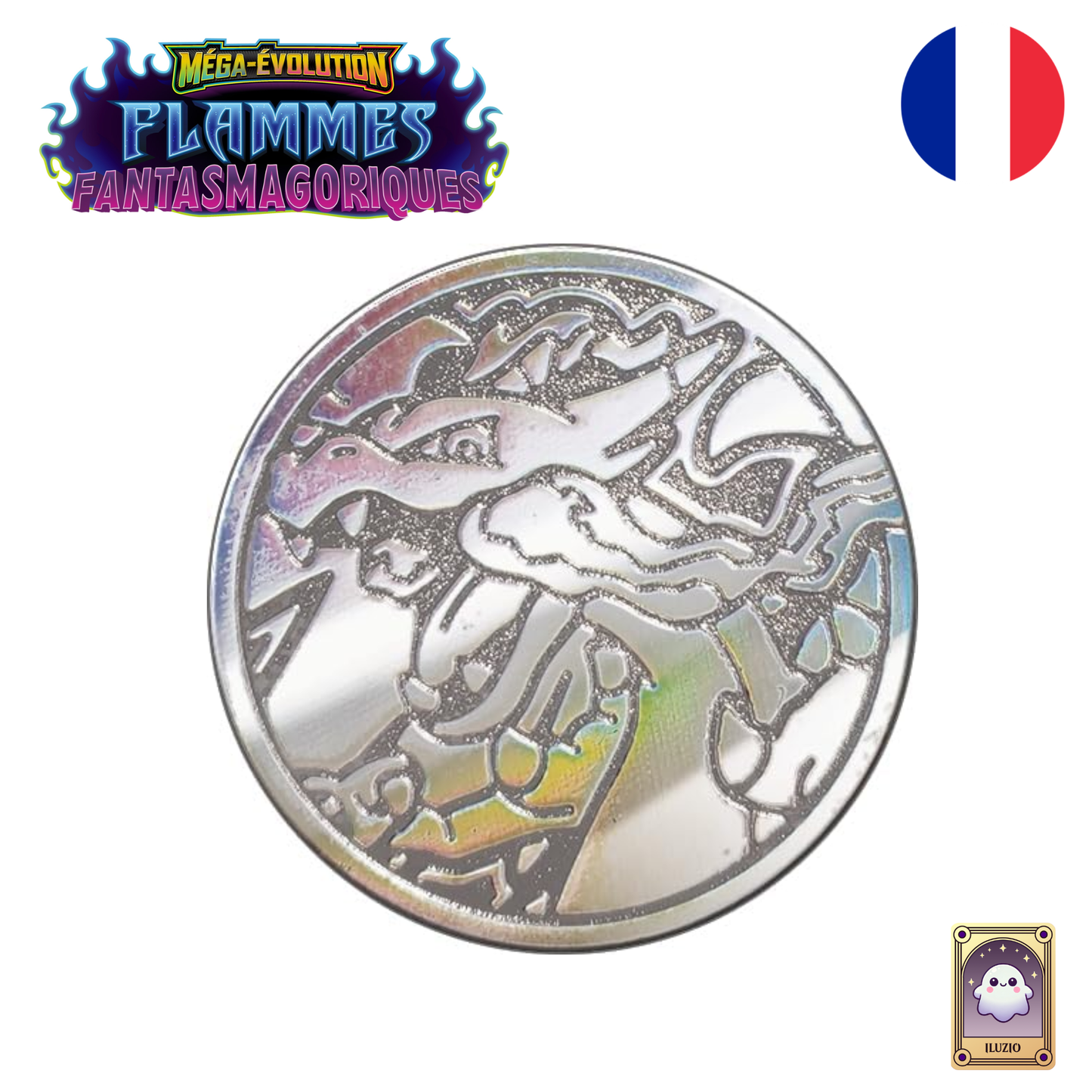 Pièce-Pokémon - Coffret Collection Ultra Premium ME2 - Flammes Fantasmagoriques - Méga-Dracaufeu X-ex - Français