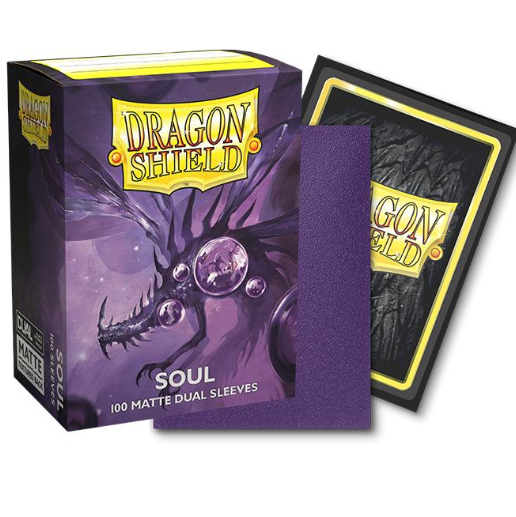 Dragon Shield - 100 protège-cartes standard Mat - Soul (violet)