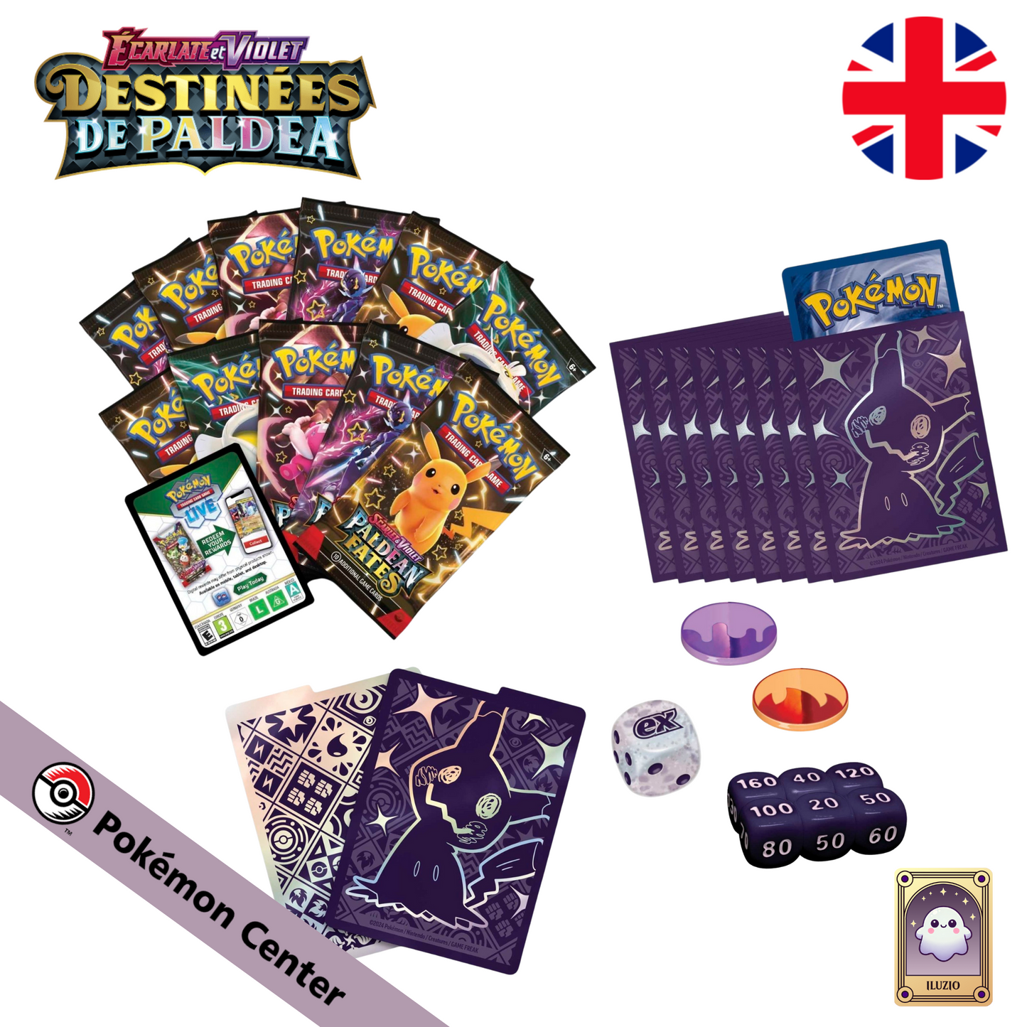 ACCESSOIRES_1-Pokémon - Coffret Dresseur d'Élite (ETB) Pokémon Center EV 4.5 - EN