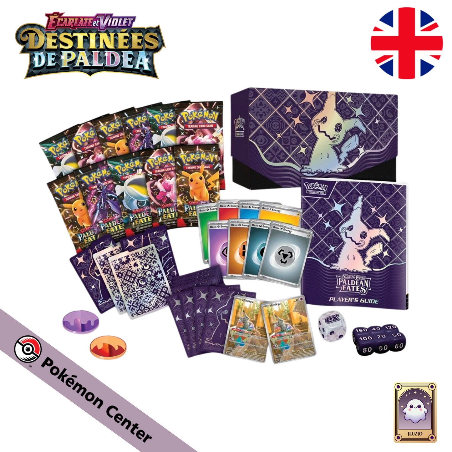 ACCESSOIRES-Pokémon - Coffret Dresseur d'Élite (ETB) Pokémon Center EV 4.5 - EN