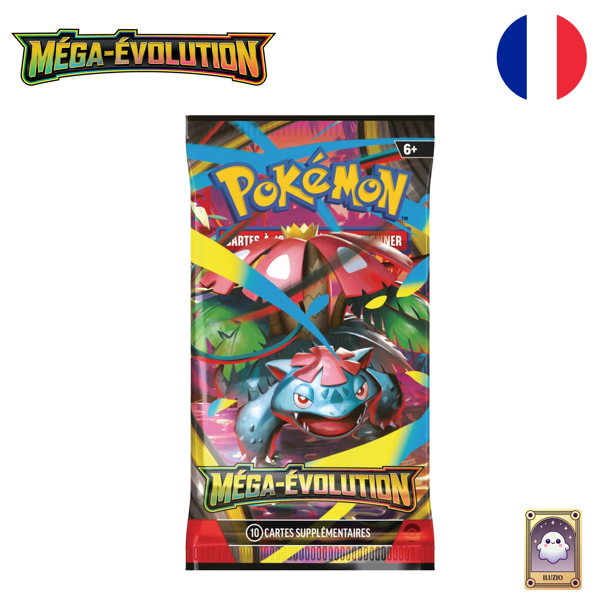 Booster - Pokémon - Tripack ME1 - Méga-Évolution - Akwakwak - Français