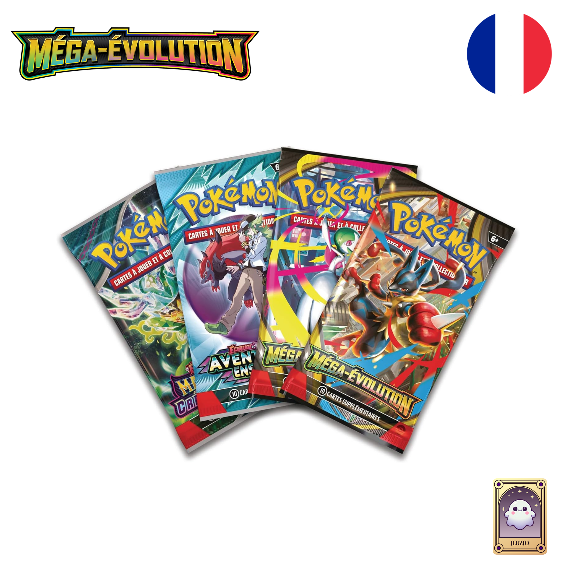 BOOSTER-Pokémon - Coffret Méga-Latias-ex ME1 - Méga-Évolution - Français