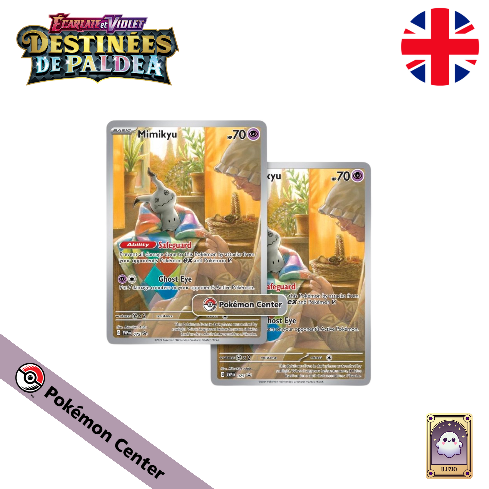 CARTEPROMOS-Pokémon - Coffret Dresseur d'Élite (ETB) Pokémon Center EV 4.5 - EN