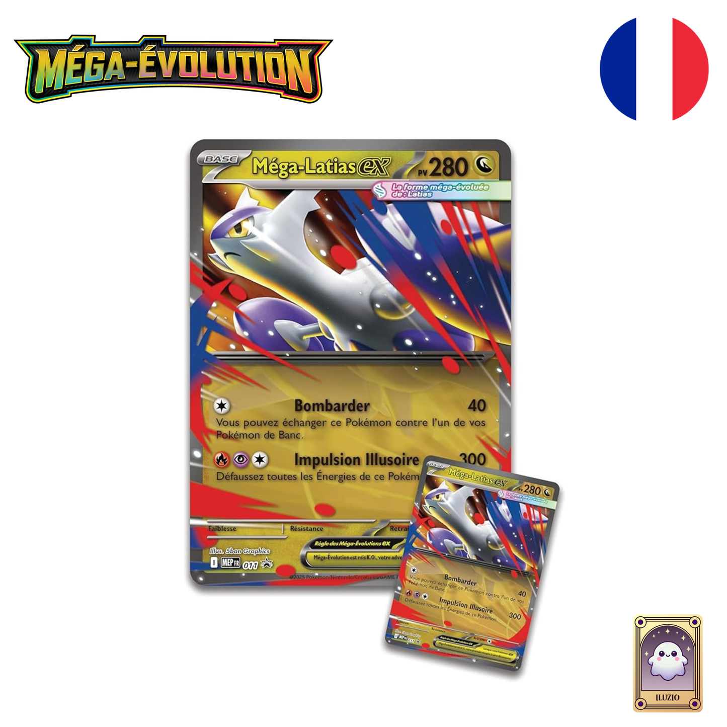 Carte Promo -Pokémon - Coffret Méga-Latias-ex ME1 - Méga-Évolution - Français