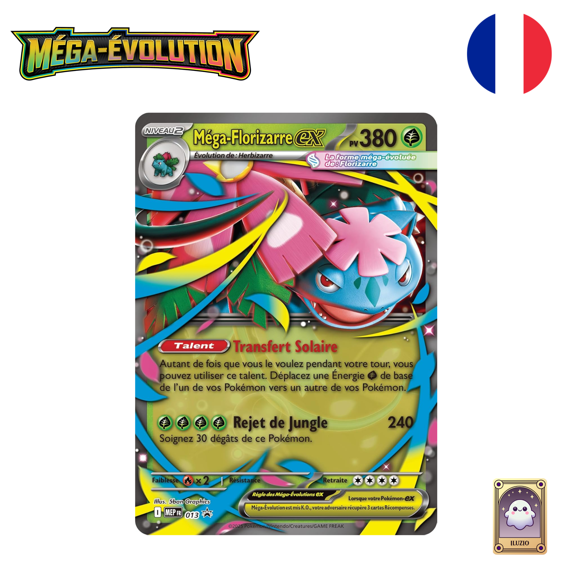 Carte Promo - Pokémon - Collection Premium Méga-Florizarre-ex - Français