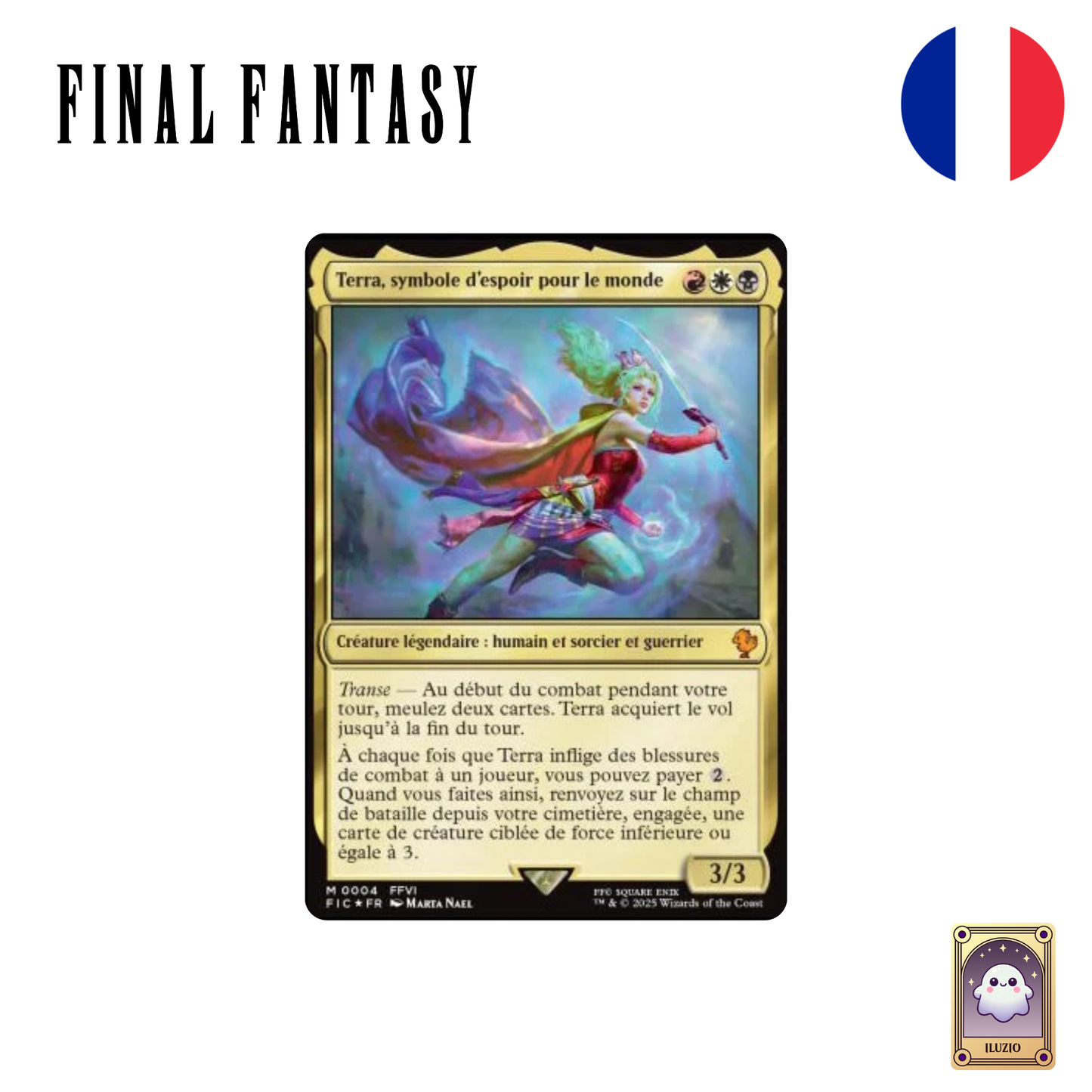 Carte Terra -Magic: The Gathering - Deck commander - Final Fantasy VI : Transe de Renaissance  - Français