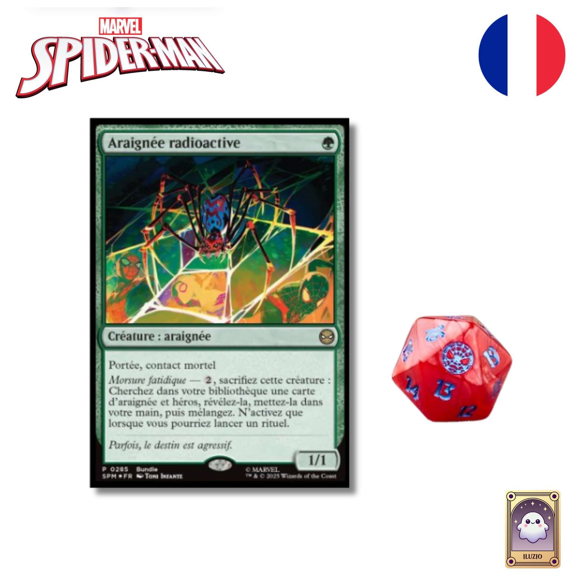 Carte promo & dé - Magic: The Gathering - Bundle - Marvel's Spider-Man - Français