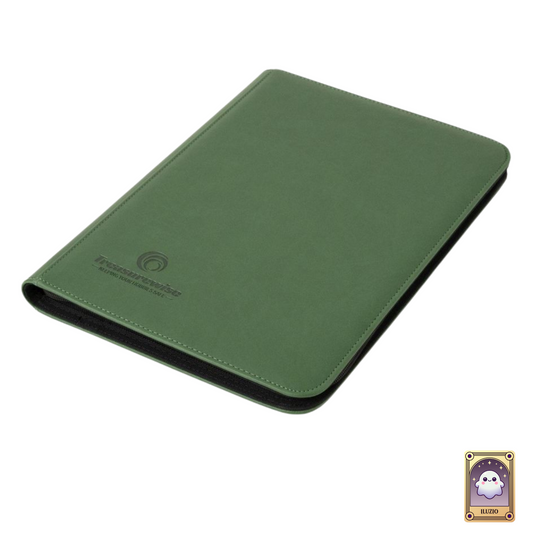 Classeur-TreasureWise - WiseGuard Zip Binder Vert - 9 cases