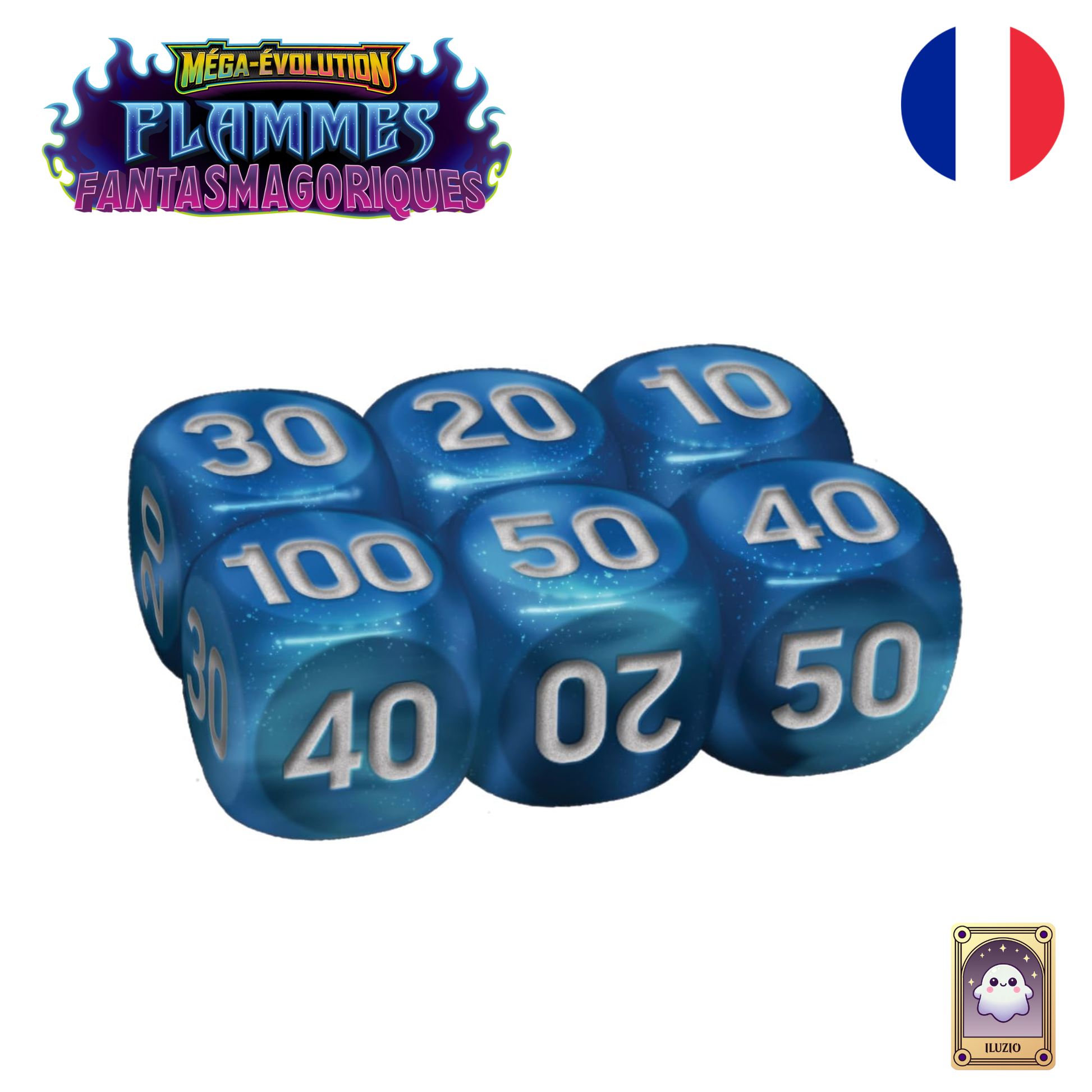 Dés-Pokémon - Coffret Collection Ultra Premium ME2 - Flammes Fantasmagoriques - Méga-Dracaufeu X-ex - Français