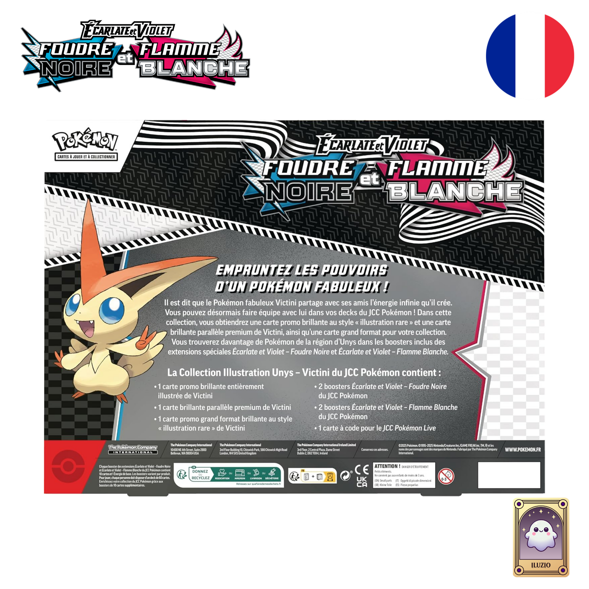 DOS-Pokémon - Coffret Collection Illustration Victini - EV 10.5 - Foudre Noir & Flamme Noir - FR