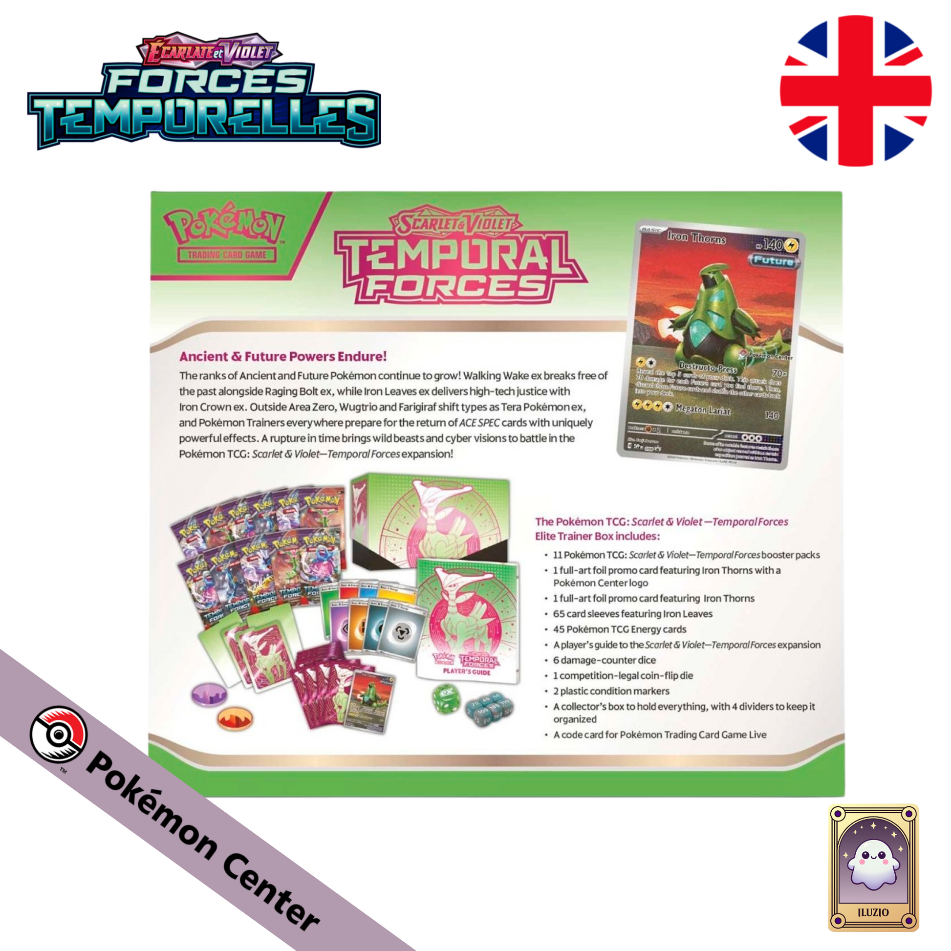 DOS-Pokémon - Coffret Dresseur d'Élite (ETB) Pokémon Center EV 5 - EN