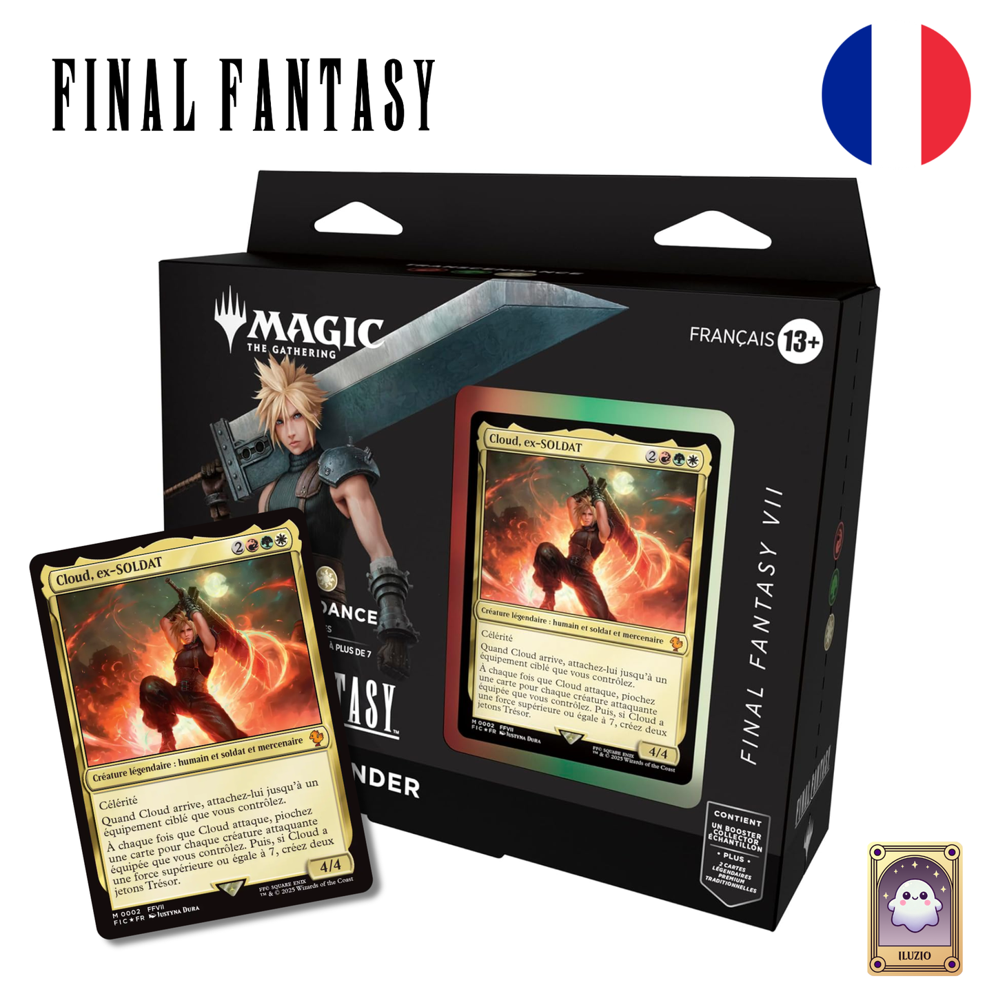 Deck & Carte - Magic: The Gathering - Deck commander - Final Fantasy VII : Transcendance  - Français