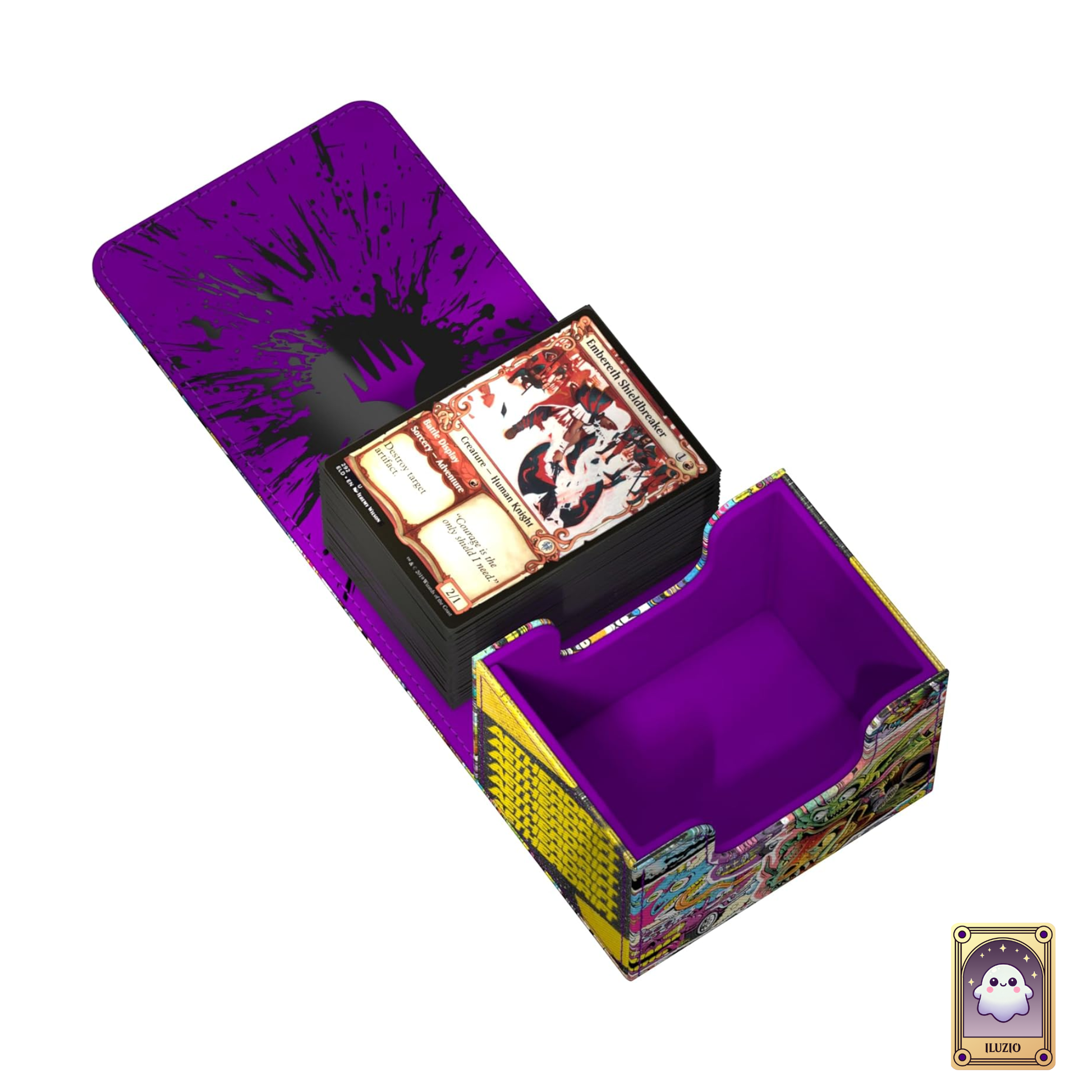 Deckbox avec deck - Magic: The Gathering - Deck Box Sidewinder 100+ Xenoskin - Aetherdrift