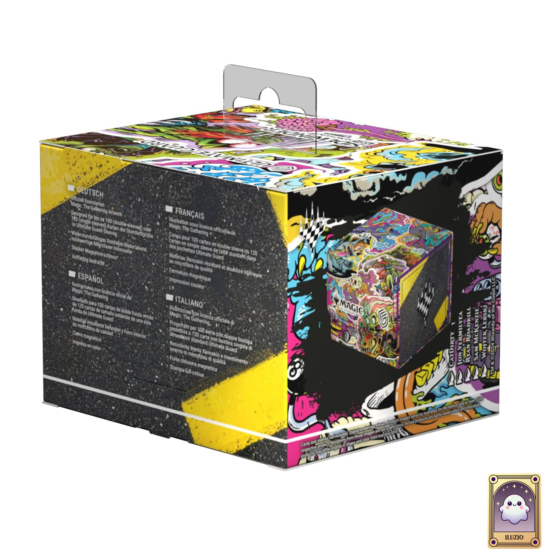 Deckbox emballée - Magic: The Gathering - Deck Box Sidewinder 100+ Xenoskin - Aetherdrift