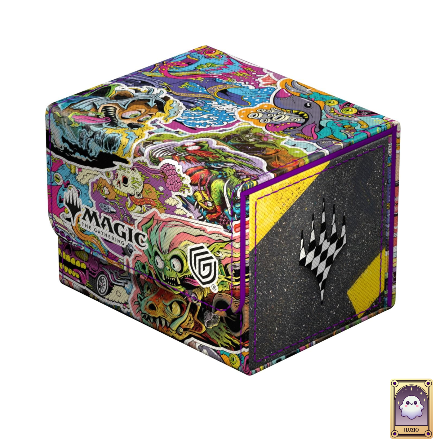 Deckbox gauche - Magic: The Gathering - Deck Box Sidewinder 100+ Xenoskin - Aetherdrift