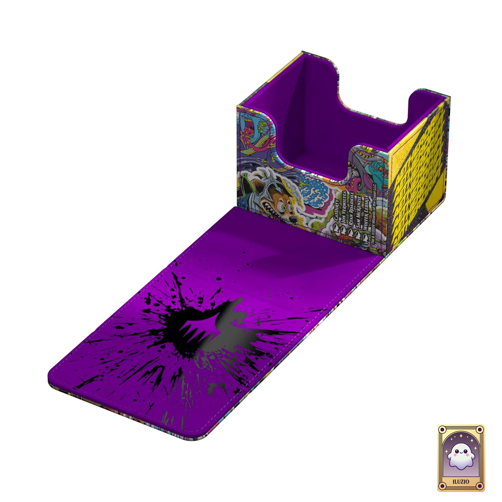 Deckbox ouverte - Magic: The Gathering - Deck Box Sidewinder 100+ Xenoskin - Aetherdrift