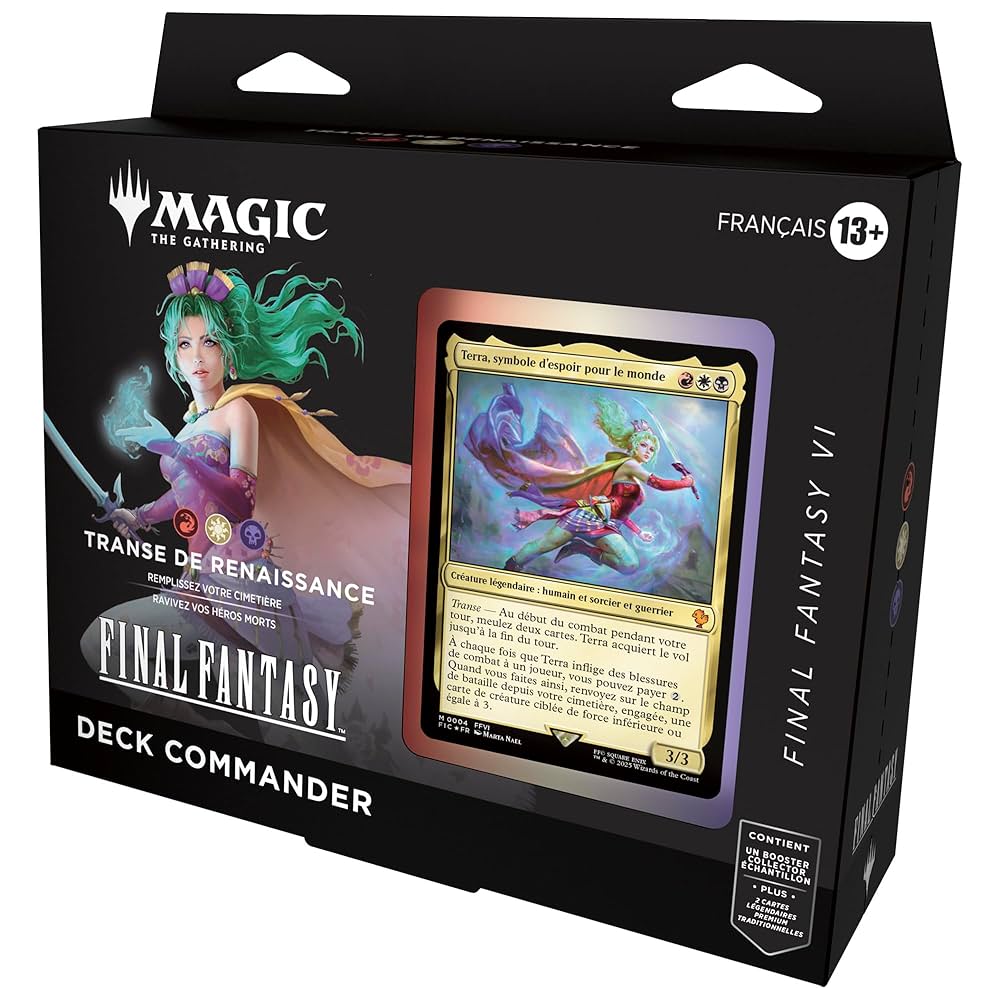 MTG Deck commander FR Final Fantasy VI - Transe de Renaissance - Magic The Gathering X Final Fantasy