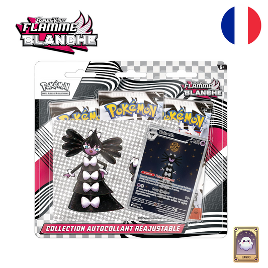 FACE-Pokémon - Collection Autocollant Réajustable - EV 10.5 - Flamme Blanche - FR