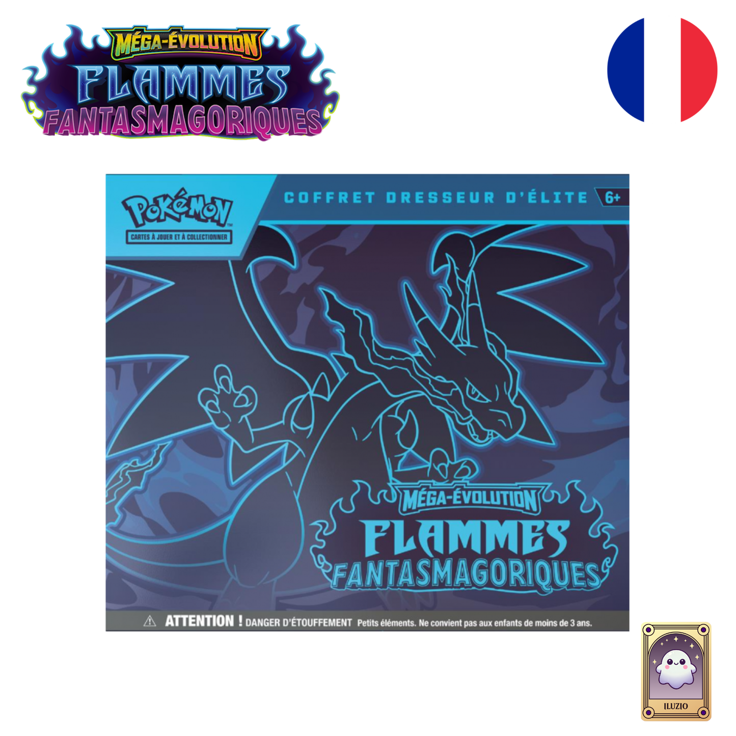 Face-Pokémon - Coffret Dresseur d'Élite (ETB) ME2 - Flammes Fantasmagoriques - Français