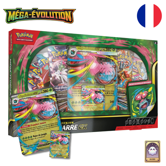 Face et Carte Promo - Pokémon - Collection Premium Méga-Florizarre-ex - Français