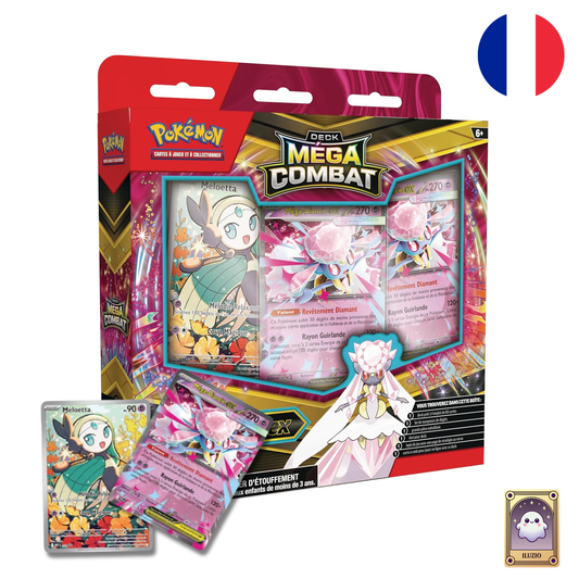 Face et Cartes - Pokémon - Deck Méga-Combat - Méga-Diancie-ex - Français