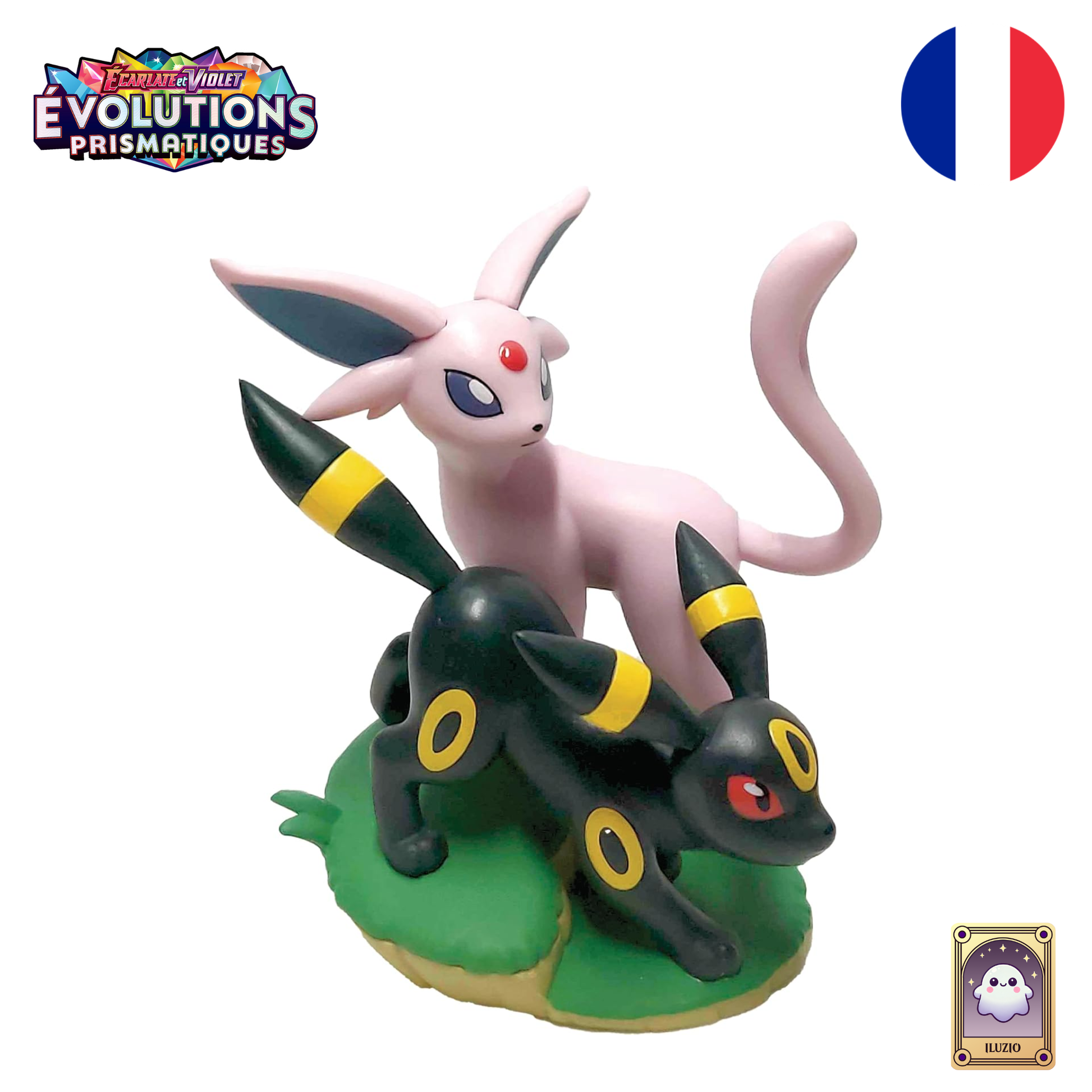 Figurines - Pokémon - Collection Premium avec Figurine EV 8.5 - Évolutions Prismatiques - Français