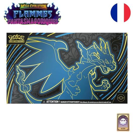 Face-Pokémon - Coffret Collection Ultra Premium ME2 - Flammes Fantasmagoriques - Méga-Dracaufeu X-ex - Français