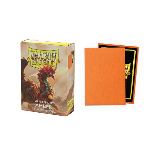 Dragon Shield - 100 protège-cartes standard Mat - Amber (orange)