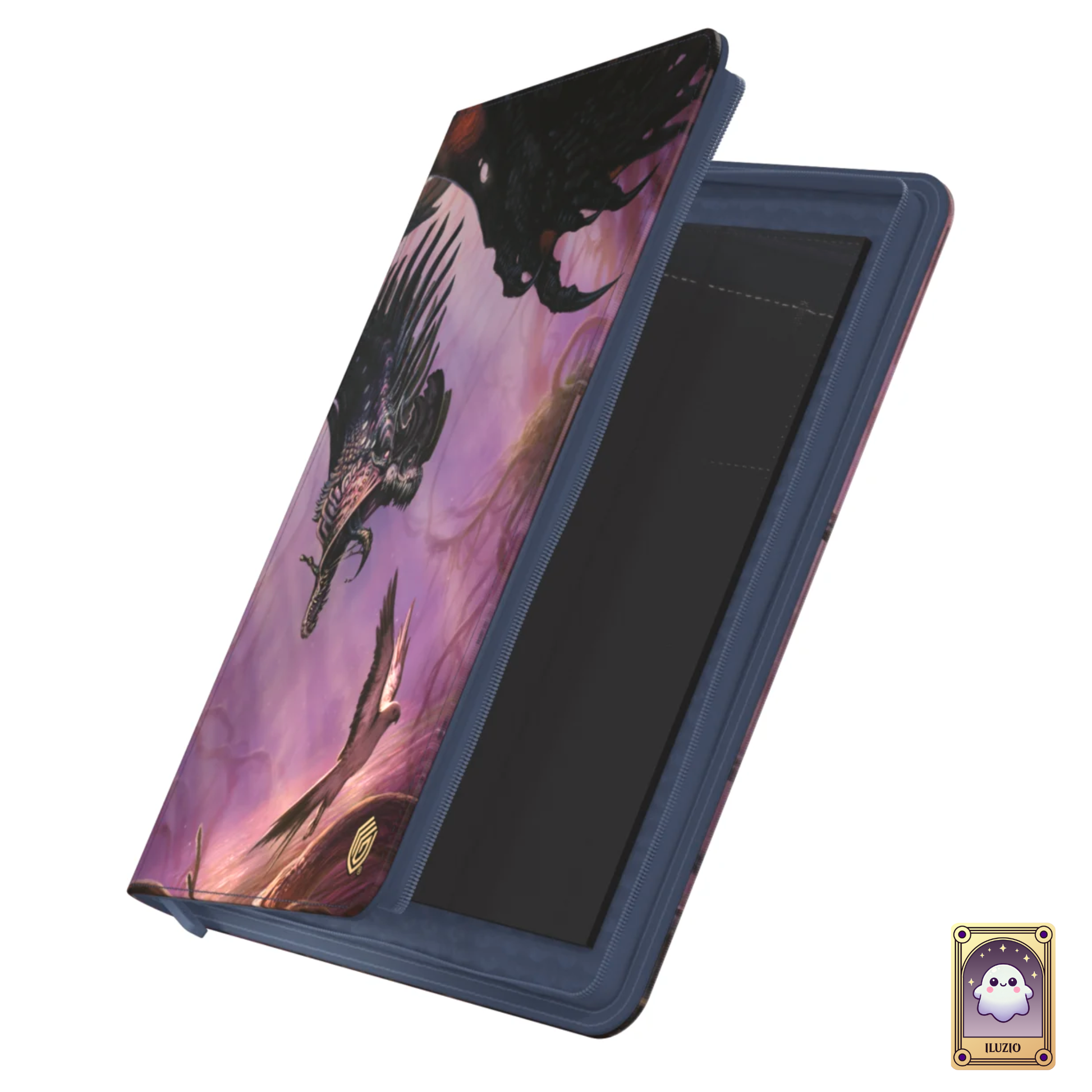 Zipfolio ouverte sur le cote - Magic: The Gathering - Zipfolio - Tarkir: Dragonstorm - Feral Deathgorger