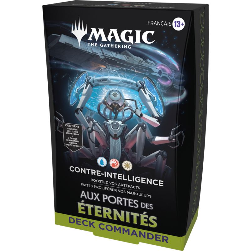 MTG Deck commander Contre Intelligence - Aux Portes Des Eternités - Magic the Gathering